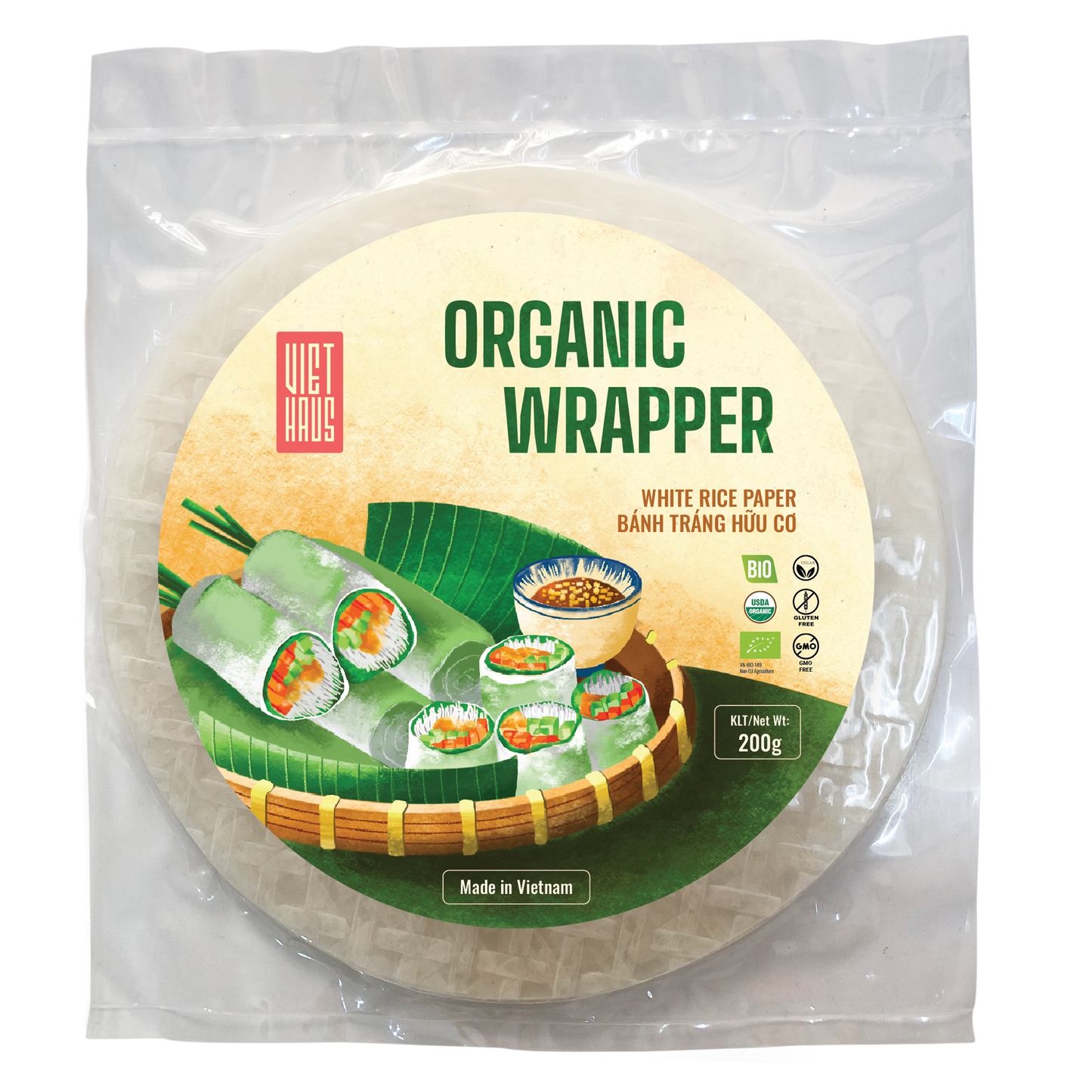 Organic Rice Paper Viet Haus 200G