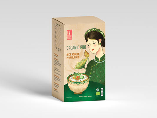 Organic Rice Noodle Viet Haus 180G